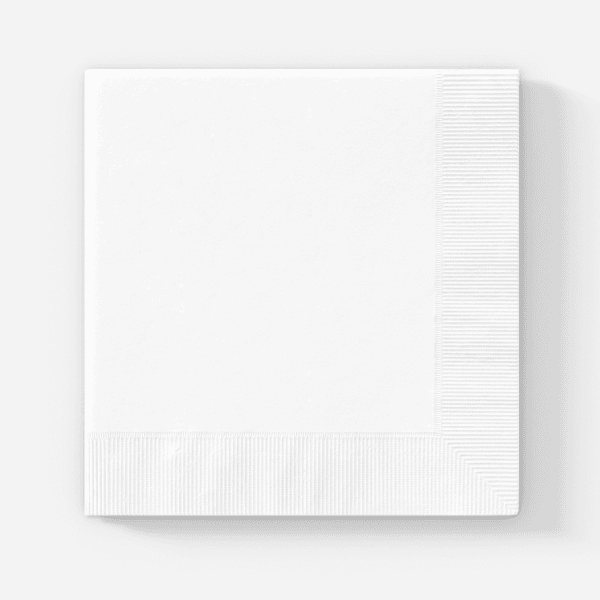 White Coined Napkins